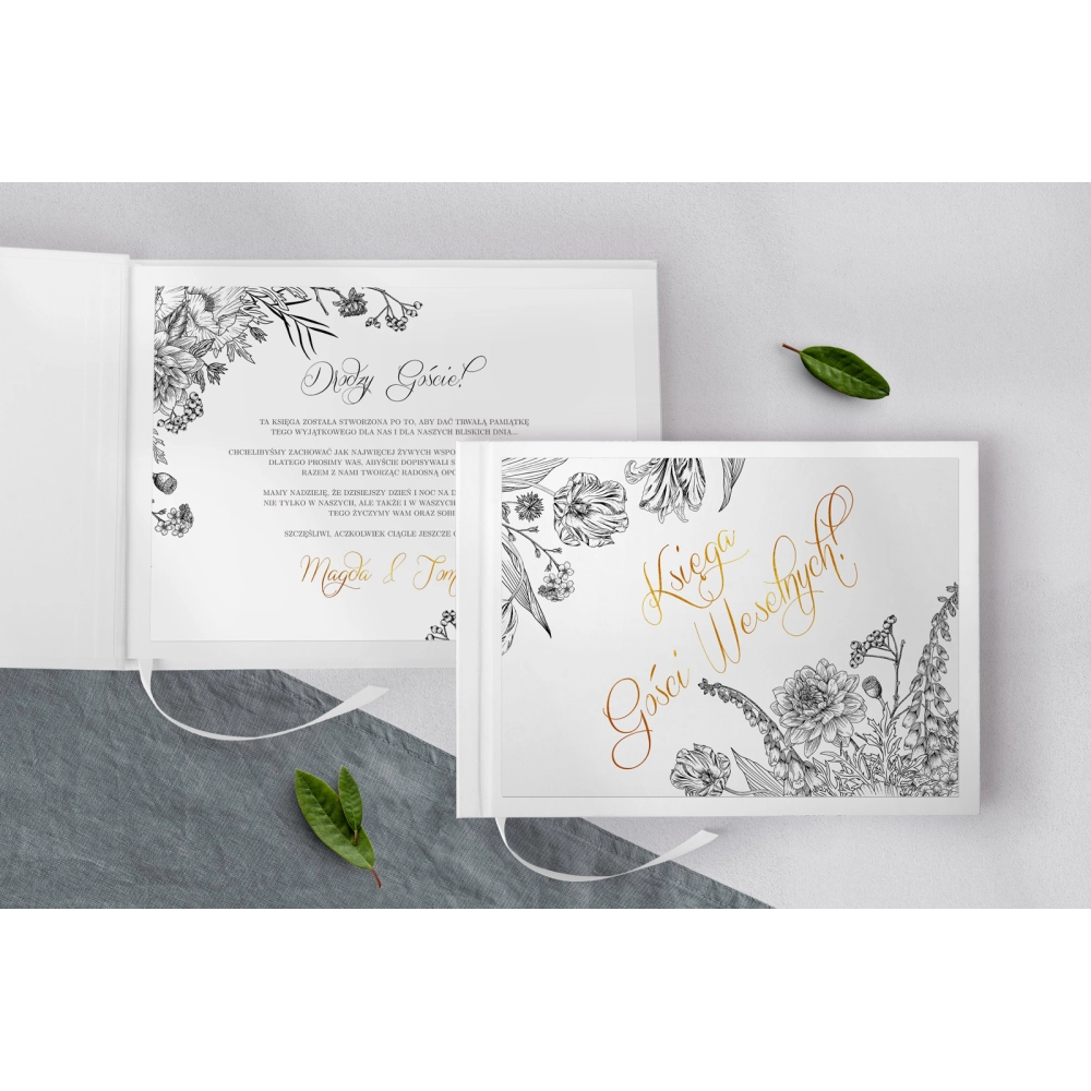 Księga Gości Weselnych Adore - Motyw 1