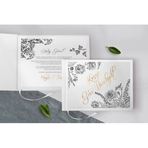 Księga Gości Weselnych Adore - Motyw 3