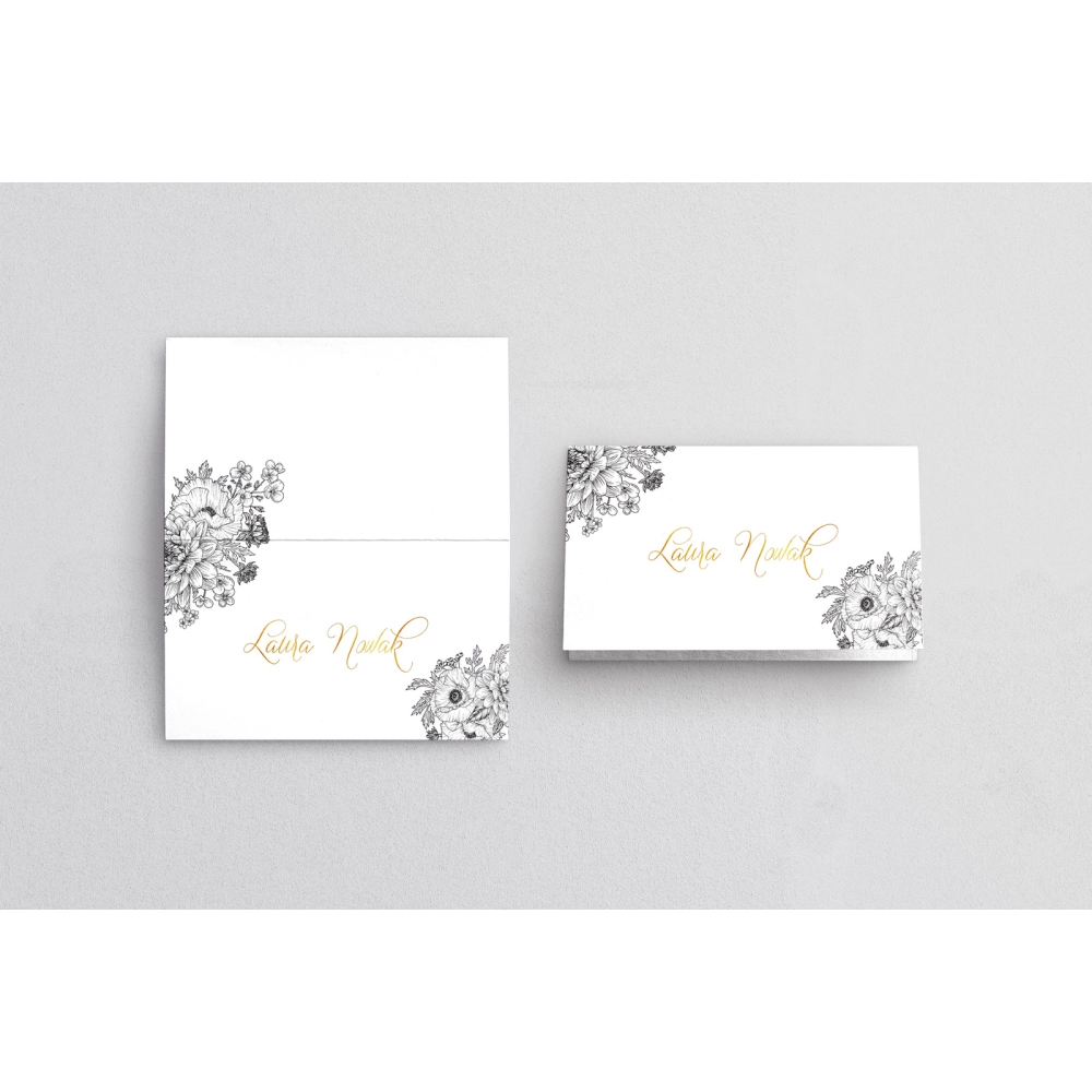 Winietki ślubne składane Adore - Motyw 2