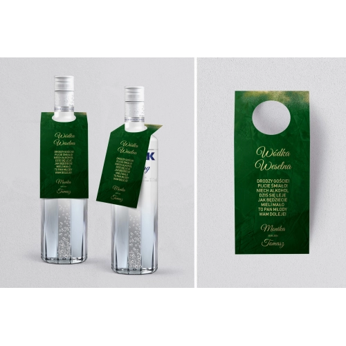 Zawieszka na alkohol oczko Greenery Motyw 1