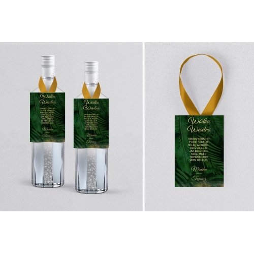 Zawieszka na alkohol Greenery - Motyw 2