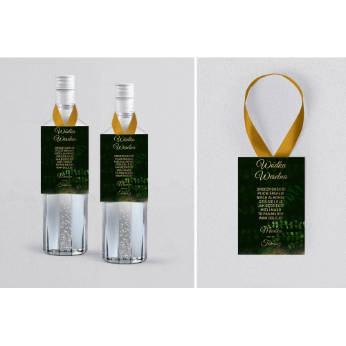 Zawieszka na alkohol Greenery - Motyw 3