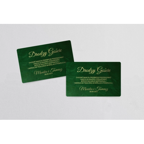 Naklejki na ciasto weselne Greenery Motyw 1