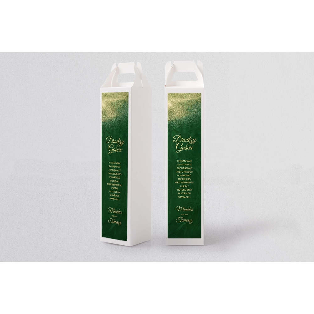 Pudełko na alkohol Greenery Motyw 1