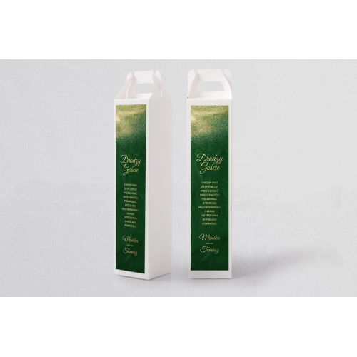 Pudełko na alkohol Greenery Motyw 1