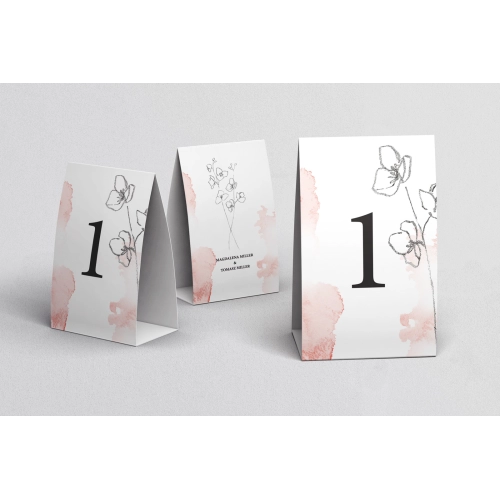 Numerki na stół Julietta Motyw 3