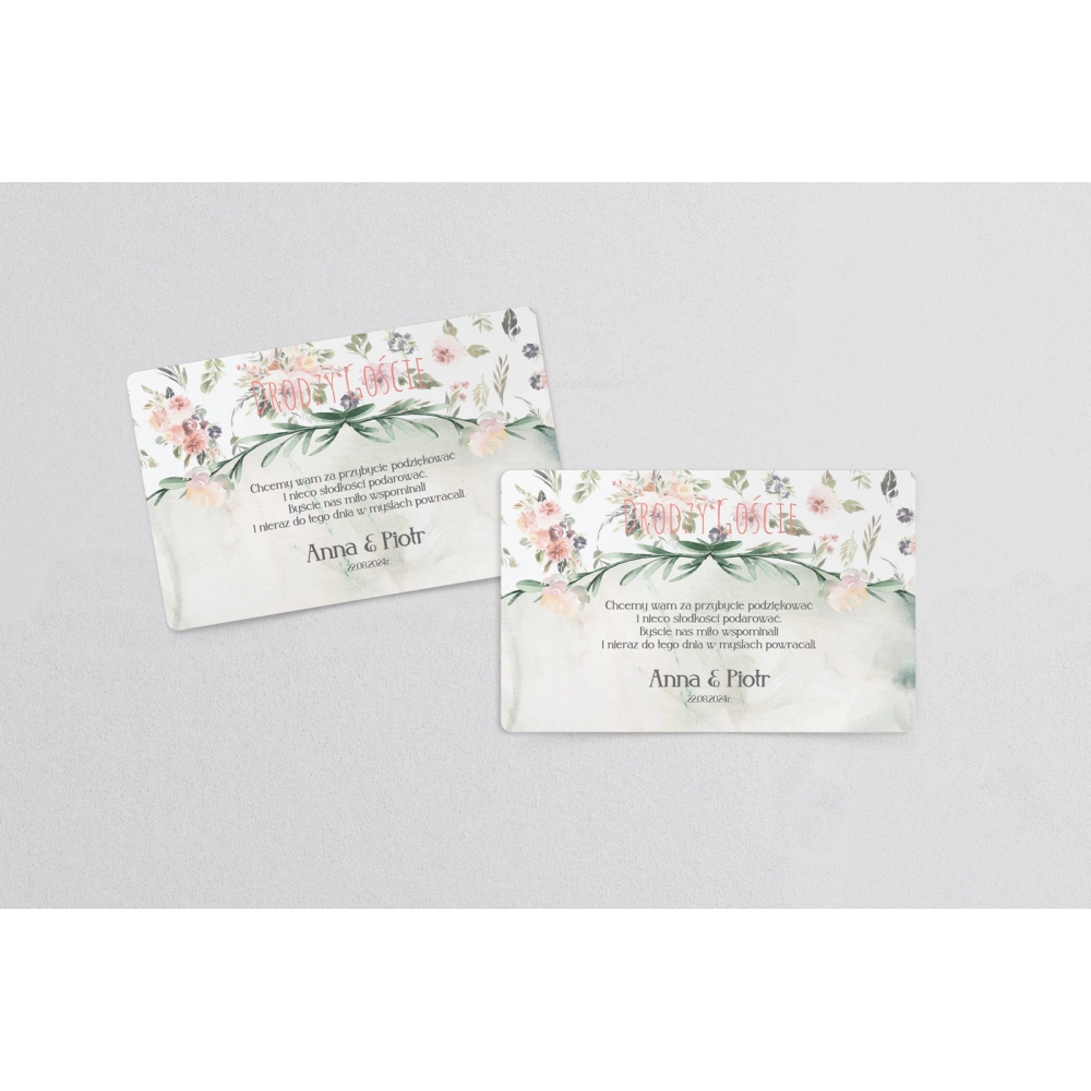 Naklejki na ciasto weselne Animals - Motyw 3