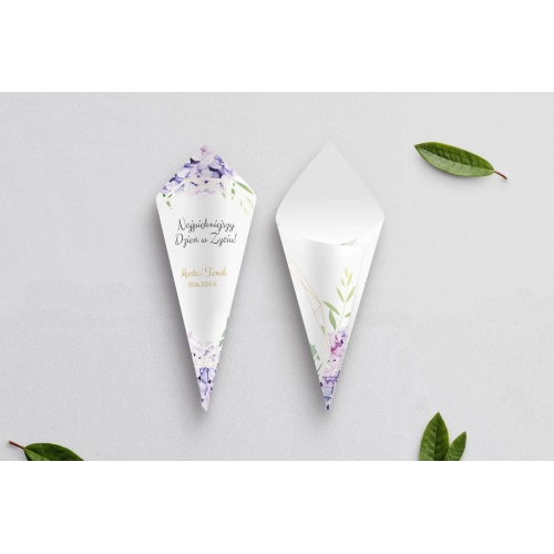 Rożek Weselny - Flowers & Frame Motyw 1