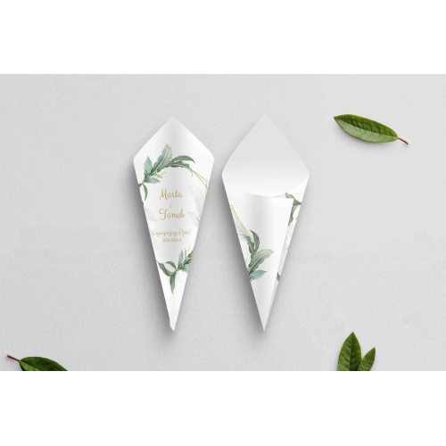 Rożek Weselny - Liście Motyw 3