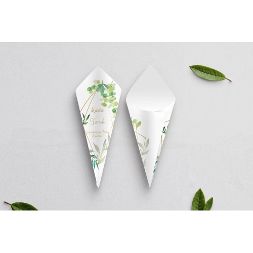 Rożek Weselny - Liście Motyw 4