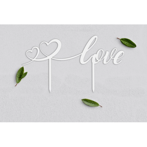 Topper na tort weselny Spersonalizowany - Wzór 7