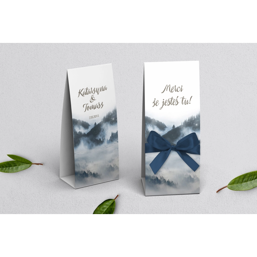 Podziękowanie Merci - Pudełeczko Forest - Motyw 5