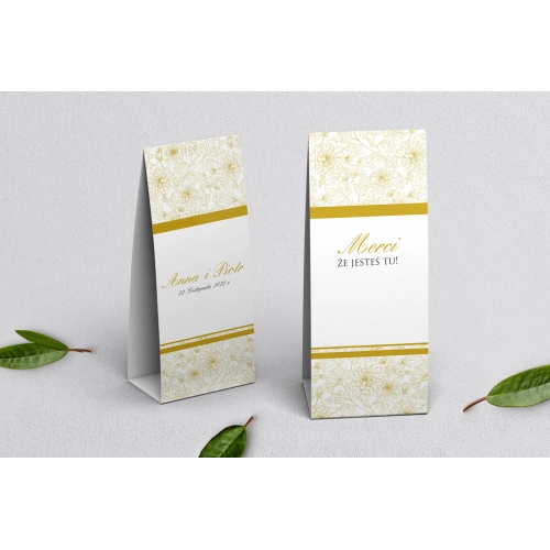 Podziękowanie Merci - Pudełeczko Ornaments Motyw 3