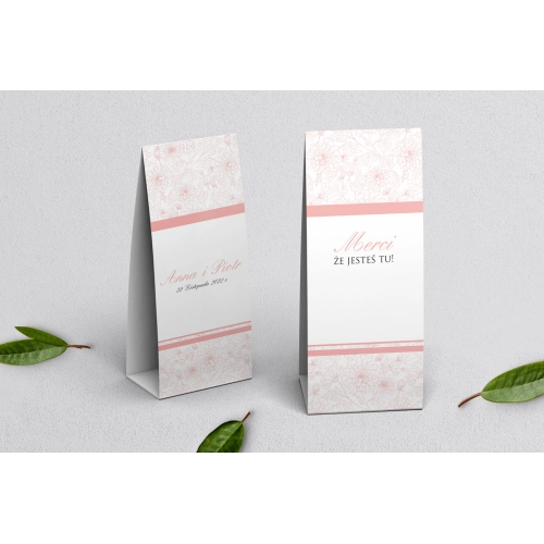 Podziękowanie Merci - Pudełeczko Ornaments Motyw 5