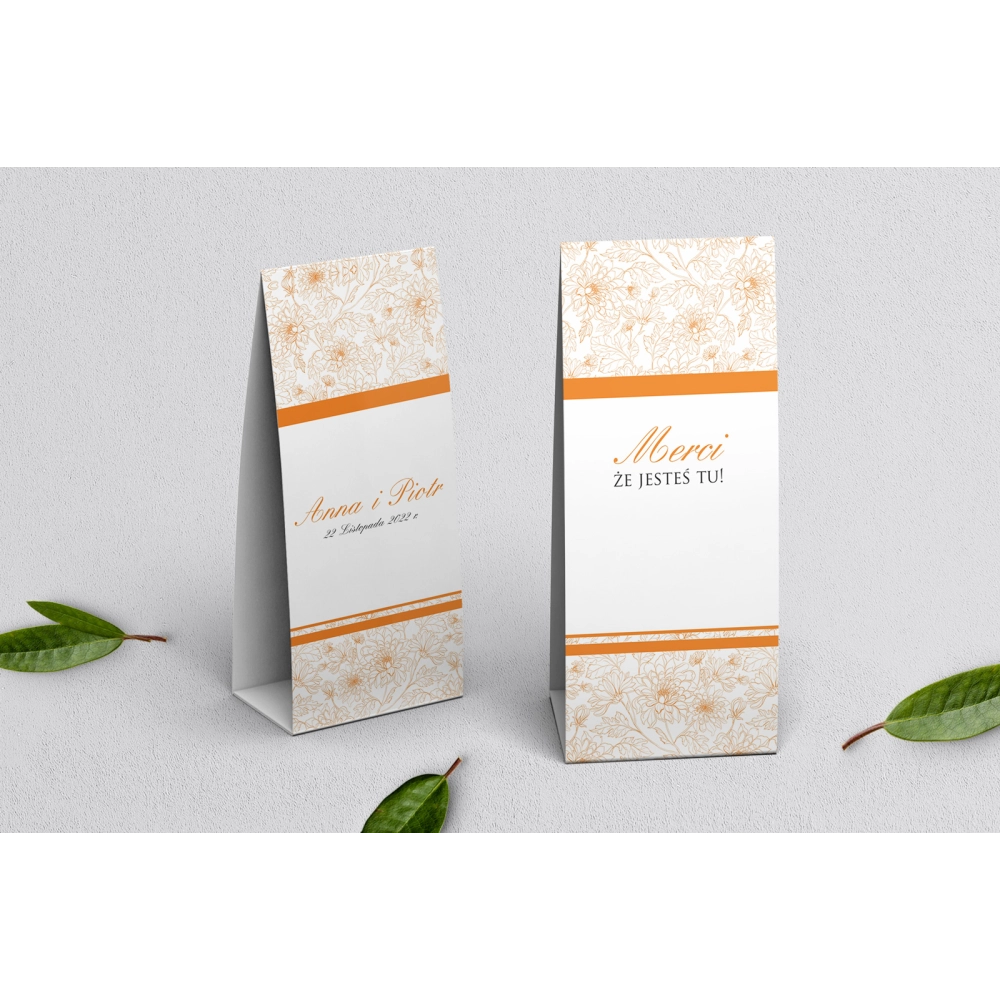 Podziękowanie Merci - Pudełeczko Ornaments Motyw 7