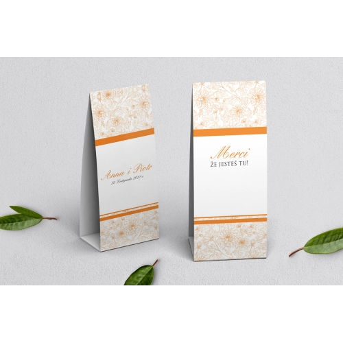 Podziękowanie Merci - Pudełeczko Ornaments Motyw 7