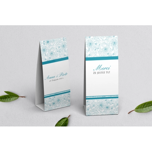 Podziękowanie Merci - Pudełeczko Ornaments Motyw 8