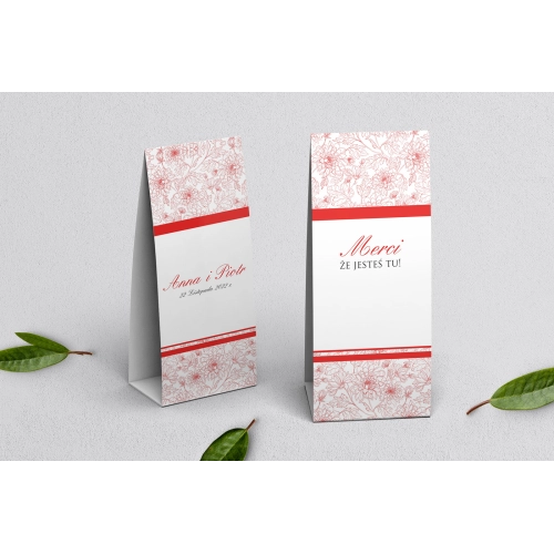 Podziękowanie Merci - Pudełeczko Ornaments Motyw 9