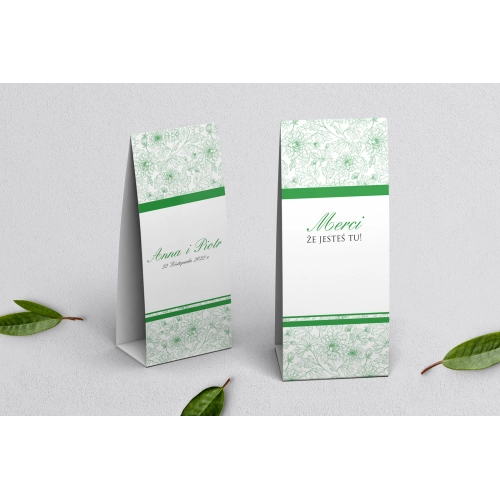 Podziękowanie Merci - Pudełeczko Ornaments Motyw 12