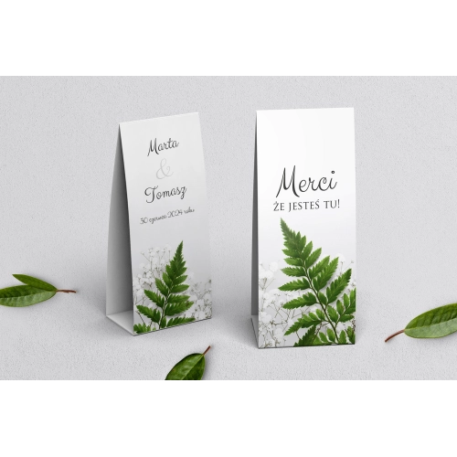 Podziękowanie Merci - Pudełeczko Soft Motyw 2