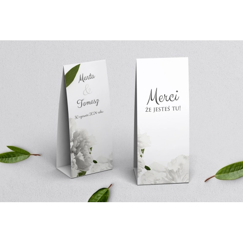 Podziękowanie Merci - Pudełeczko Soft Motyw 3