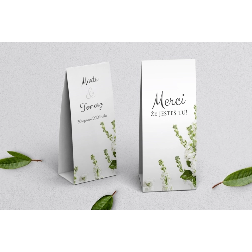 Podziękowanie Merci - Pudełeczko Soft Motyw 8