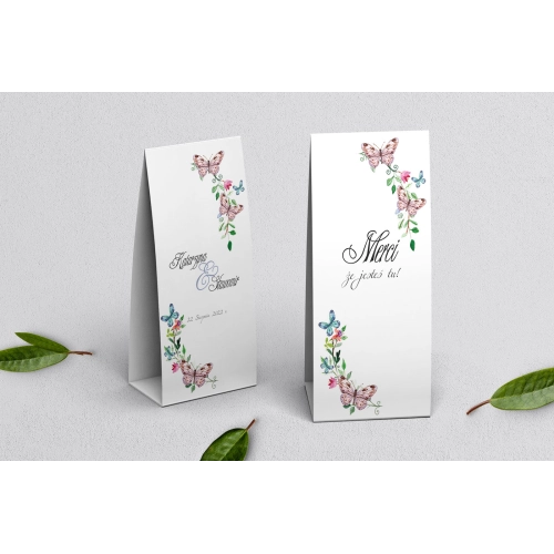 Podziękowanie Merci - Pudełeczko Wianki Motyw 3