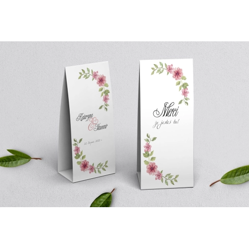 Podziękowanie Merci - Pudełeczko Wianki Motyw 6