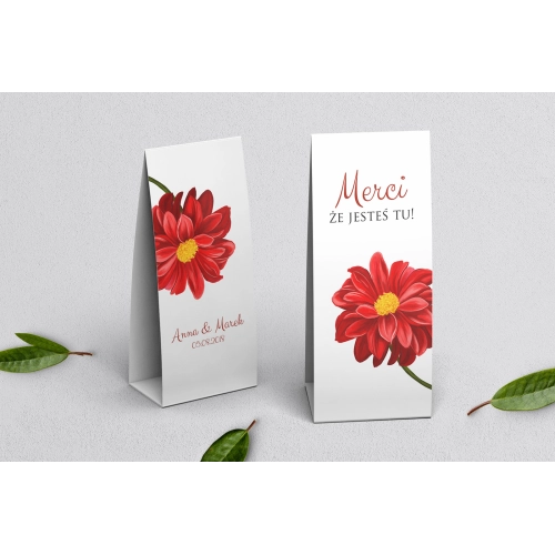 Podziękowanie Merci - Pudełeczko SweetLove Motyw 5