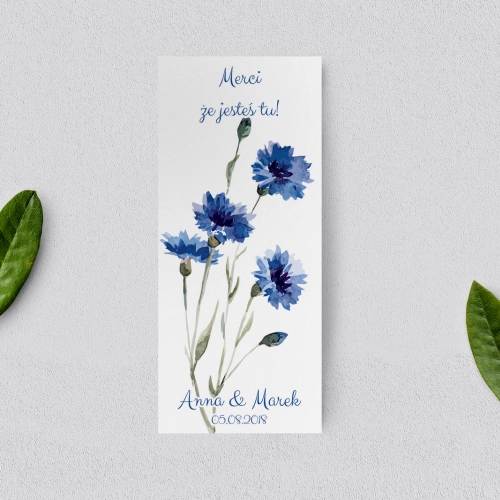 Podziękowanie Merci - Karteczka Sweet Love - Motyw 1