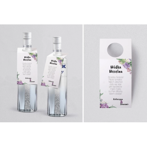 Zawieszka na alkohol oczko Bukiety Motyw 1