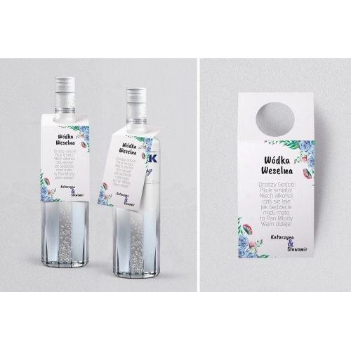 Zawieszka na alkohol oczko Bukiety Motyw 3