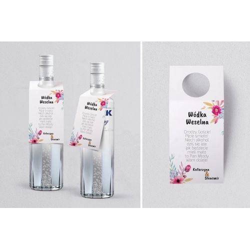 Zawieszka na alkohol oczko Bukiety Motyw 4