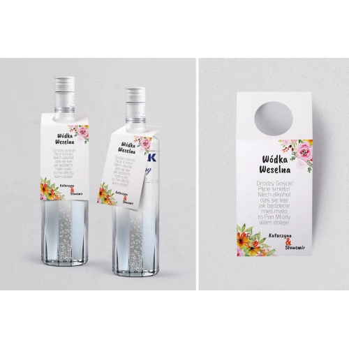 Zawieszka na alkohol oczko Bukiety Motyw 5