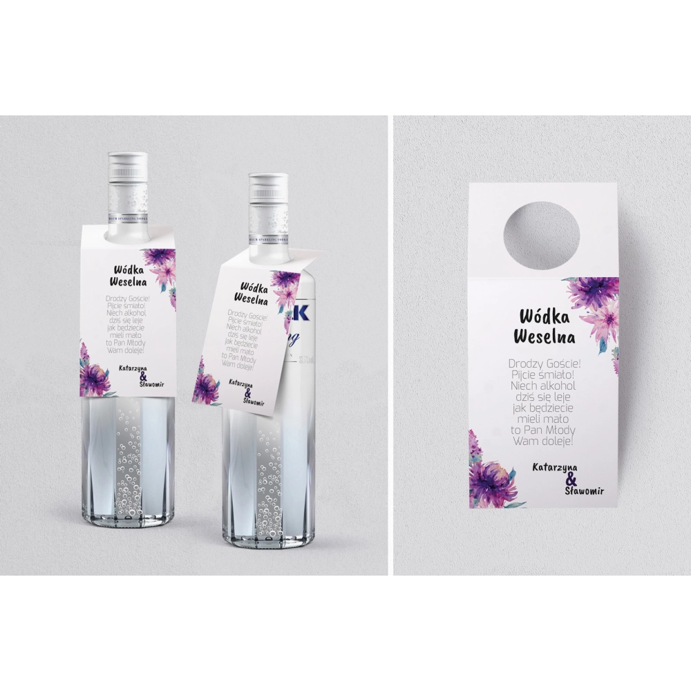 Zawieszka na alkohol oczko Bukiety Motyw 6
