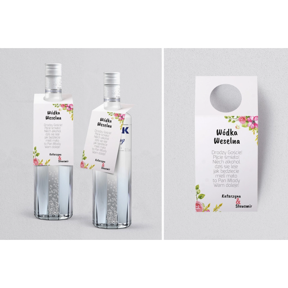 Zawieszka na alkohol oczko Bukiety Motyw 8