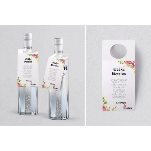 Zawieszka na alkohol oczko Bukiety Motyw 8