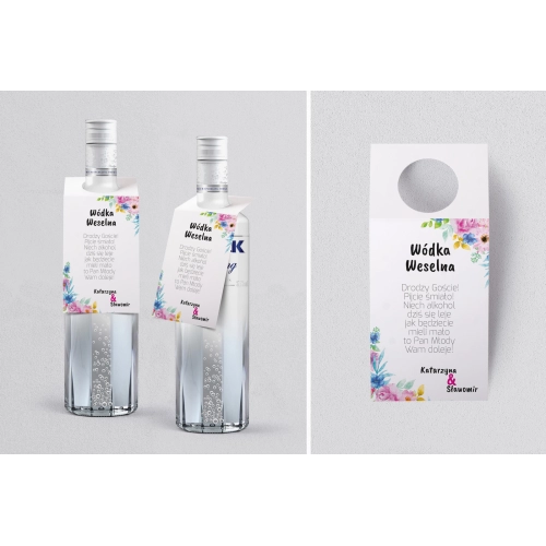 Zawieszka na alkohol oczko Bukiety Motyw 9