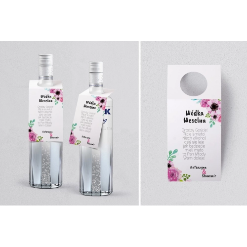 Zawieszka na alkohol oczko Bukiety Motyw 10