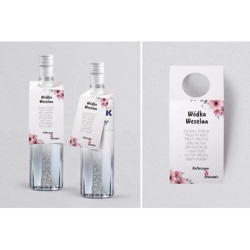 Zawieszka na alkohol oczko Bukiety Motyw 14