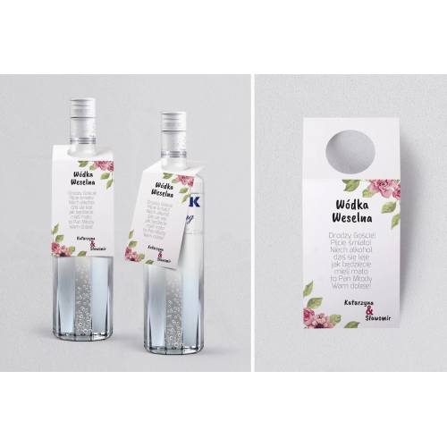 Zawieszka na alkohol oczko Bukiety Motyw 15