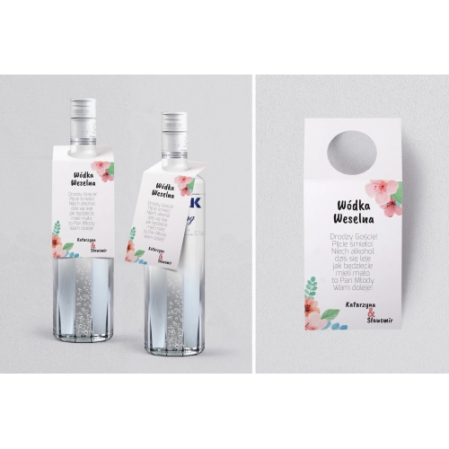 Zawieszka na alkohol oczko Bukiety Motyw 16