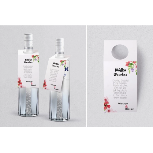 Zawieszka na alkohol oczko Bukiety Motyw 17