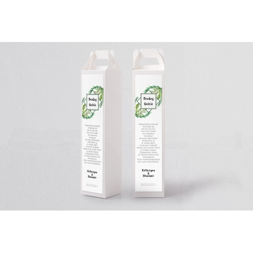 Pudełko na alkohol Bukiety Motyw 11