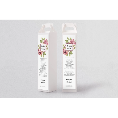 Pudełko na alkohol Bukiety Motyw 15