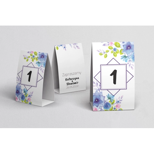 Numerki na stół Bukiety Motyw 7