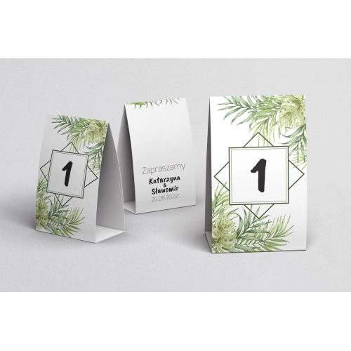 Numerki na stół Bukiety Motyw 12