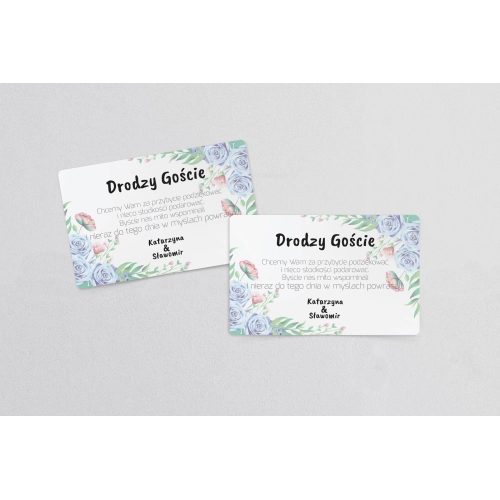 Naklejki na ciasto weselne Bukiety Motyw 3