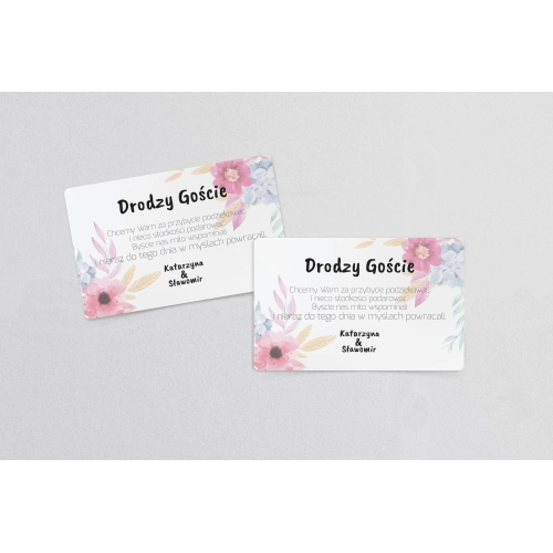 Naklejki na ciasto weselne Bukiety Motyw 4