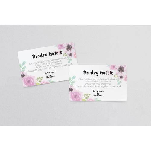 Naklejki na ciasto weselne Bukiety Motyw 10